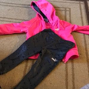 Puma pant and hoodie set